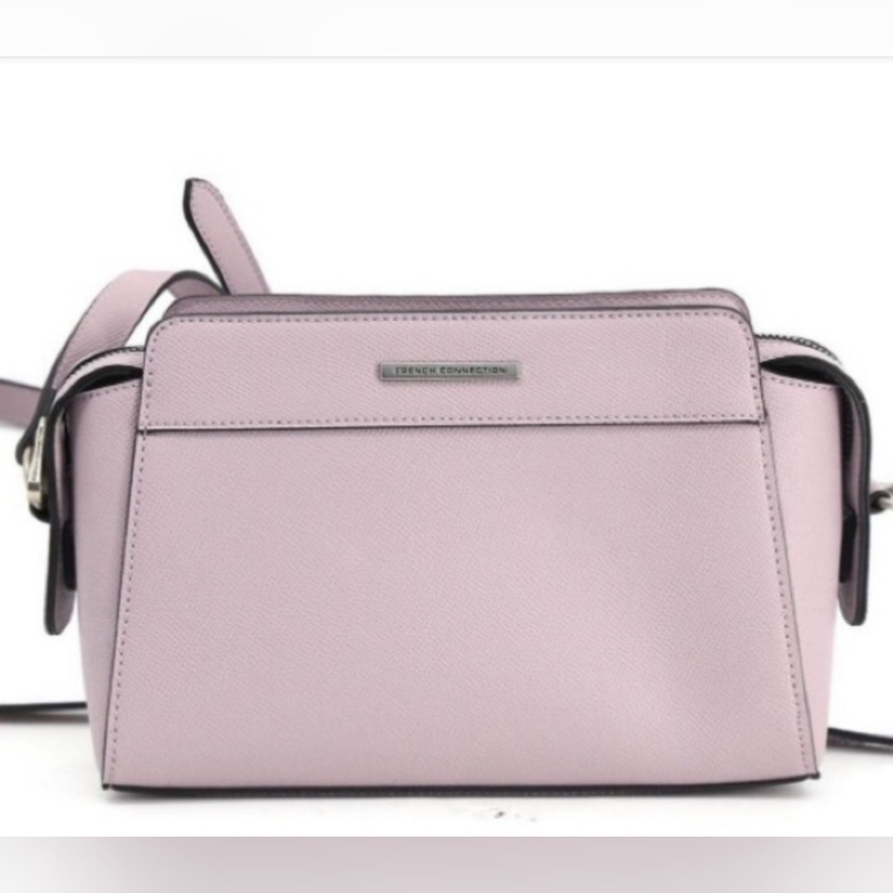 French Connection Evie Caviar Pink Bag